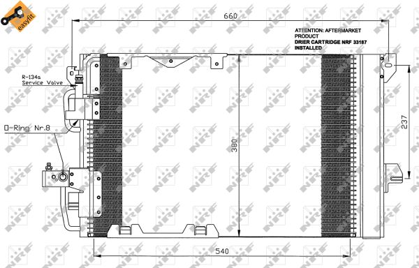 Condensador NRF 35416