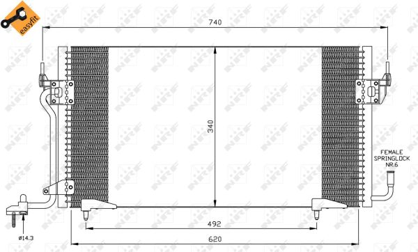 Condensador NRF 35439