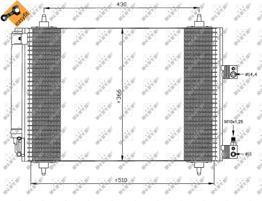 Condensador NRF 35443