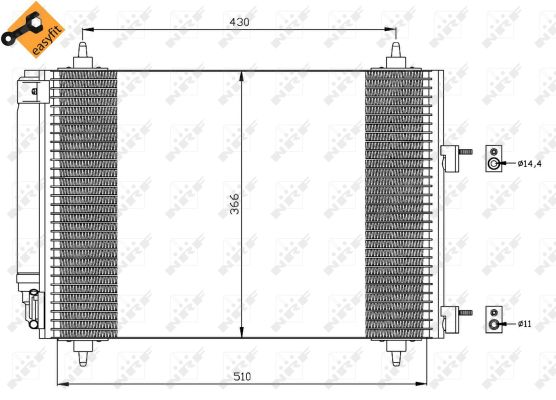 Condensador NRF 35445