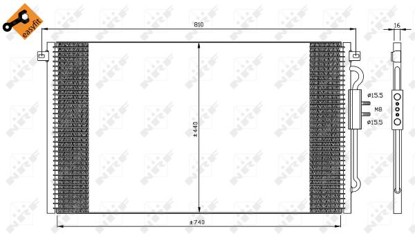 Condensador NRF 35448