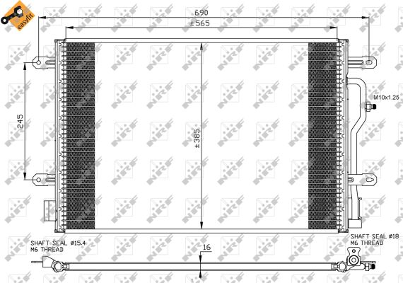 Condensador NRF 35465