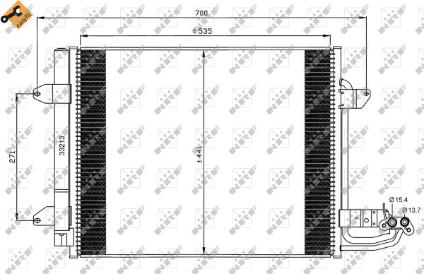 Condensador NRF 35521