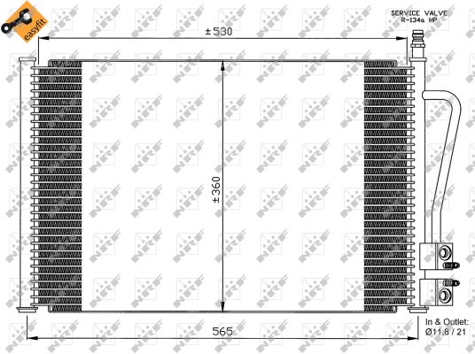 Condensador NRF 35524