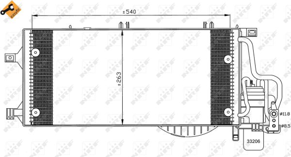 Condensador NRF 35531