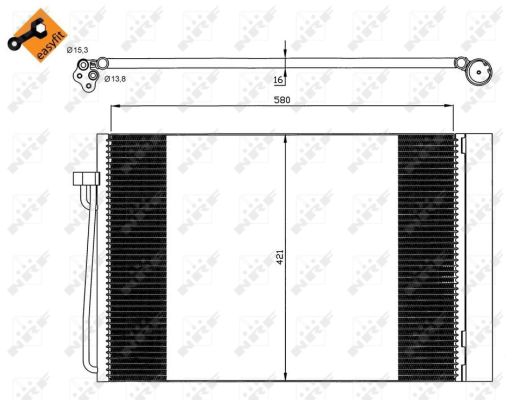 Condensador NRF 35537