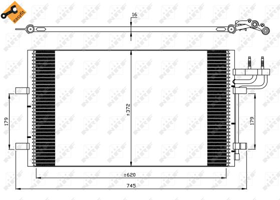 Condensador NRF 35551