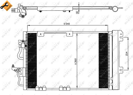 Condensador NRF 35554