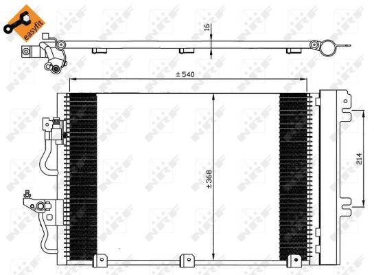 Condensador NRF 35555