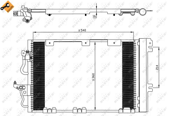 Condensador NRF 35556