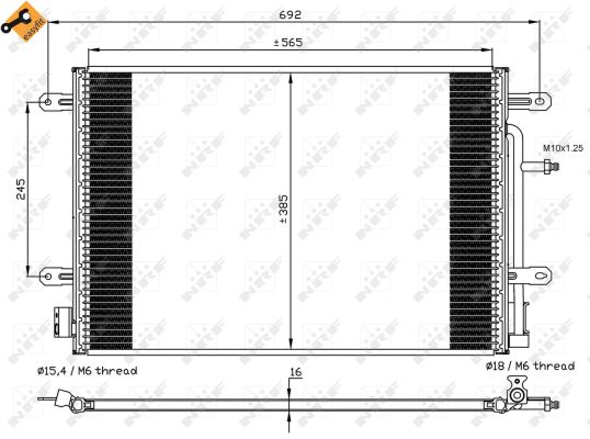 Condensador NRF 35560