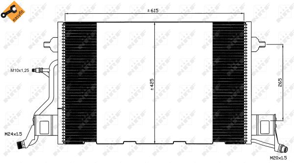 Condensador NRF 35564