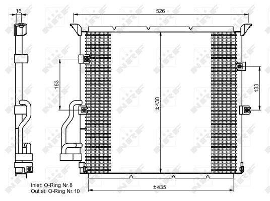 Condensador NRF 35586