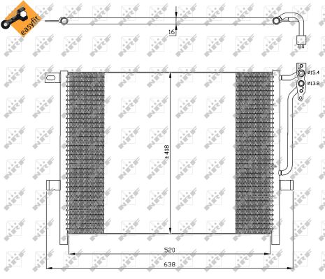 Condensador NRF 35589