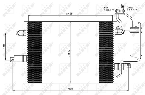 Condensador NRF 35599