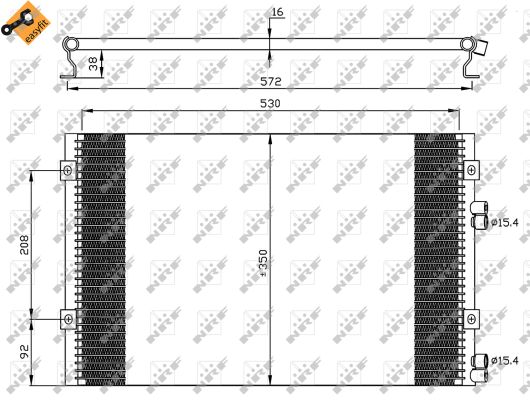 Condensador NRF 35608