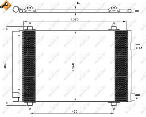 Condensador NRF 35611