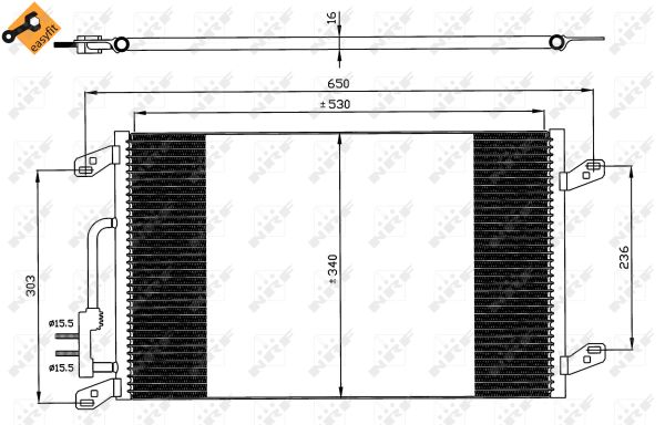 Condensador NRF 35615