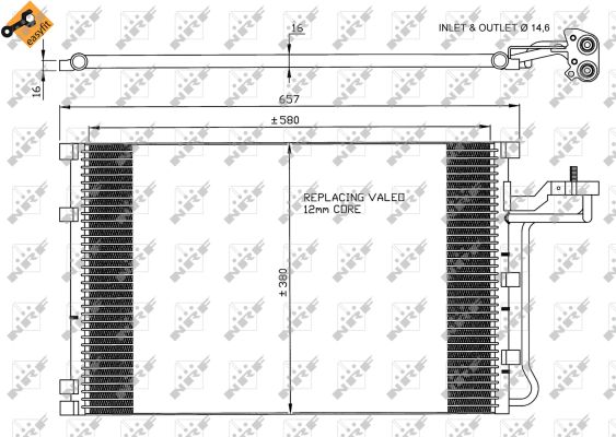 Condensador NRF 35616