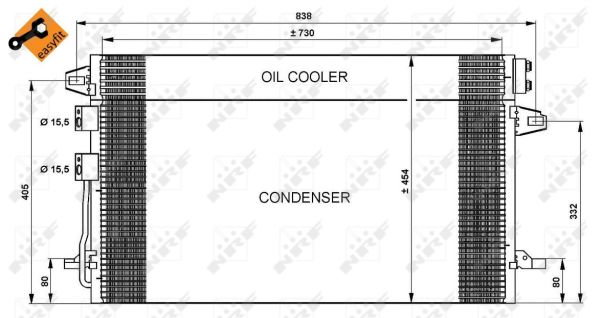 Condensador NRF 35617