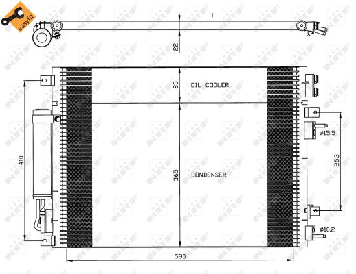 Condensador NRF 35626