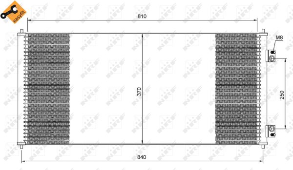 Condensador NRF 35651