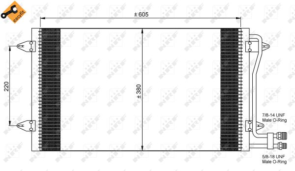 Condensador NRF 35656