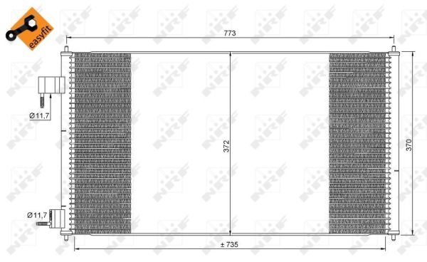 Condensador NRF 35681