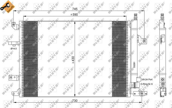 Condensador NRF 35739