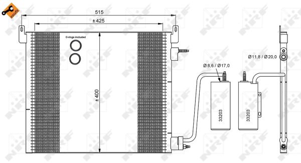 Condensador NRF 35741