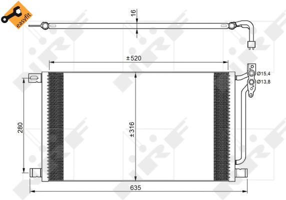 Condensador NRF 35748