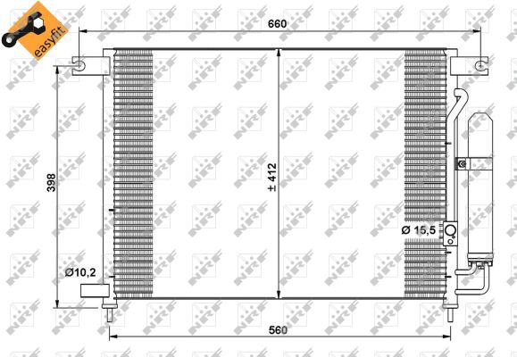 Condensador NRF 35766