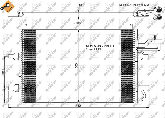 Condensador NRF 35770