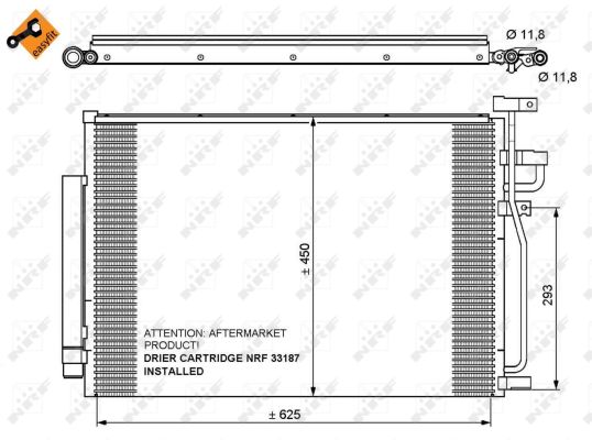 Condensador NRF 35775