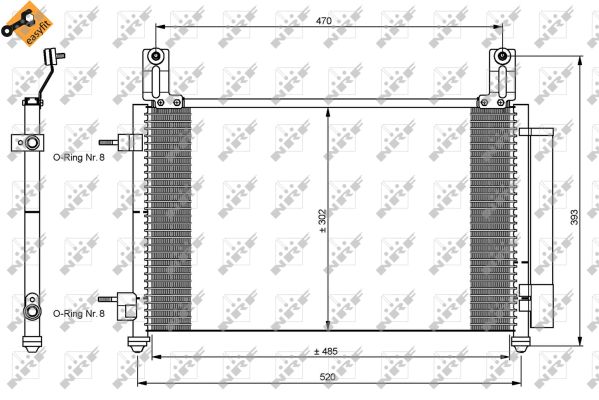 Condensador NRF 35796