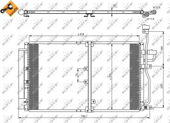 Condensador NRF 35797