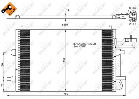 Condensador NRF 35842