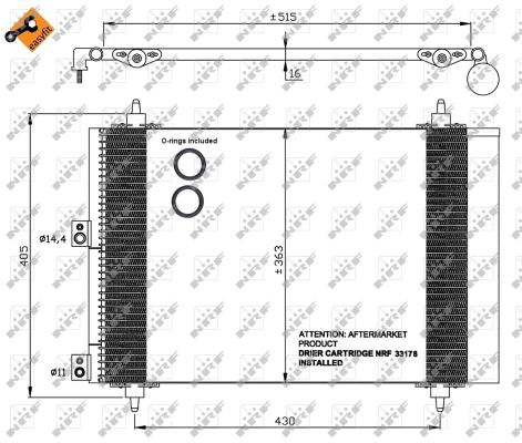 Condensador NRF 35843