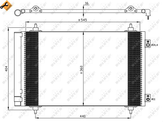 Condensador NRF 35844