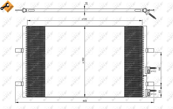 Condensador NRF 35846