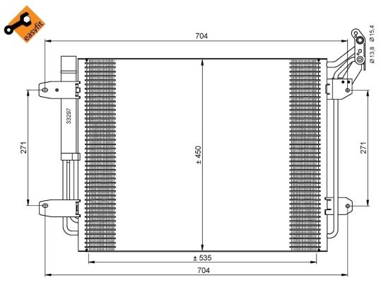 Condensador NRF 35848