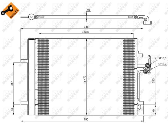 Condensador NRF 35850