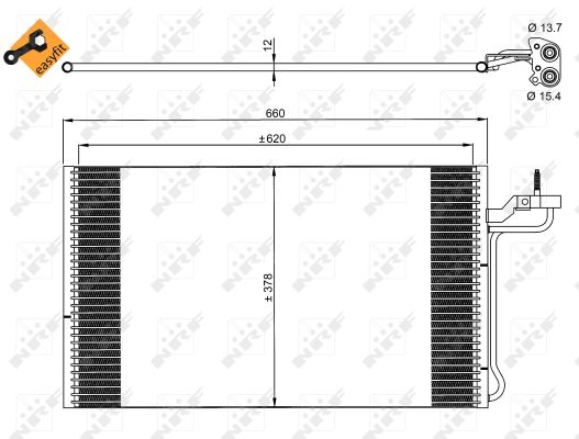 Condensador NRF 35882