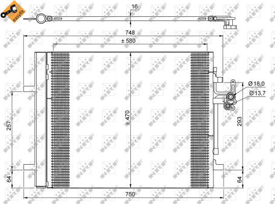 Condensador NRF 35884