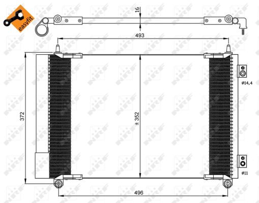 Condensador NRF 35899