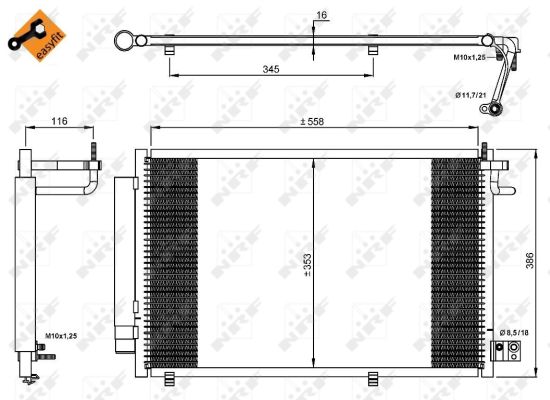 Condensador NRF 35903