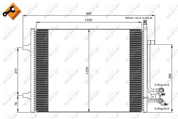 Condensador NRF 35904