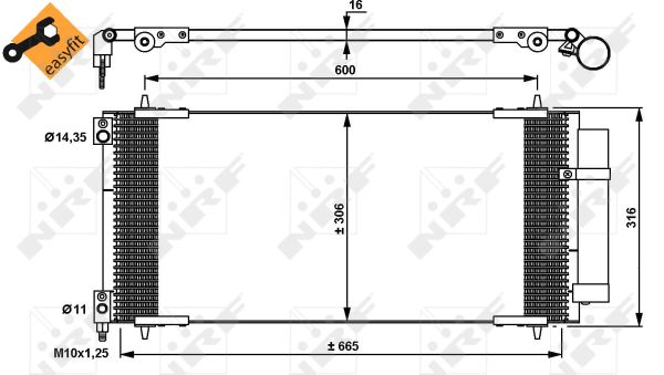 Condensador NRF 35905