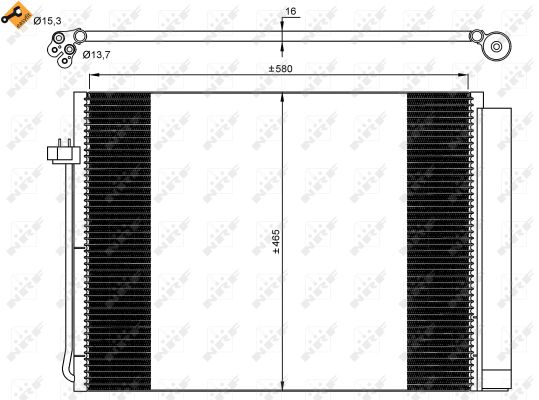 Condensador NRF 35906