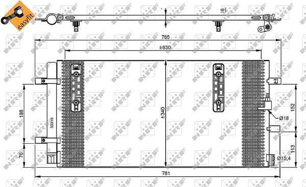 Condensador NRF 35916